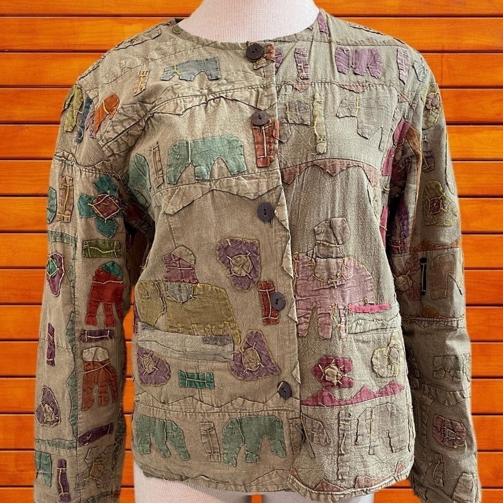 Sacred Threads Multi Colorboho/Hippiejacket - image 1
